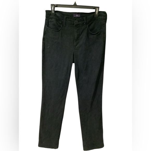 NYDJ Women's Black Stretch Boot Cut Jeans EUC Size 8 - Picture 6 of 12
